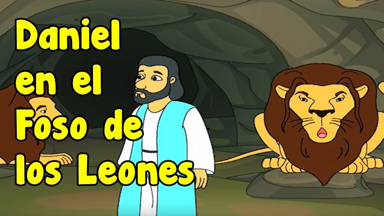 daniel en el foso de los leones para niños