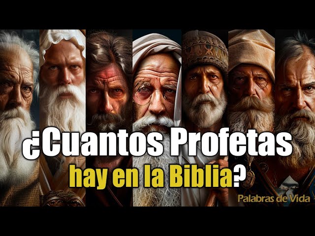 profetas de la biblia en orden cronológico