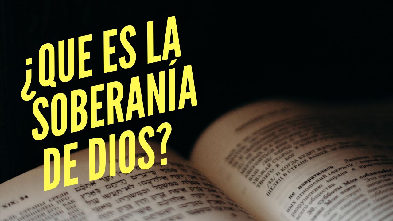 que es la soberania de dios