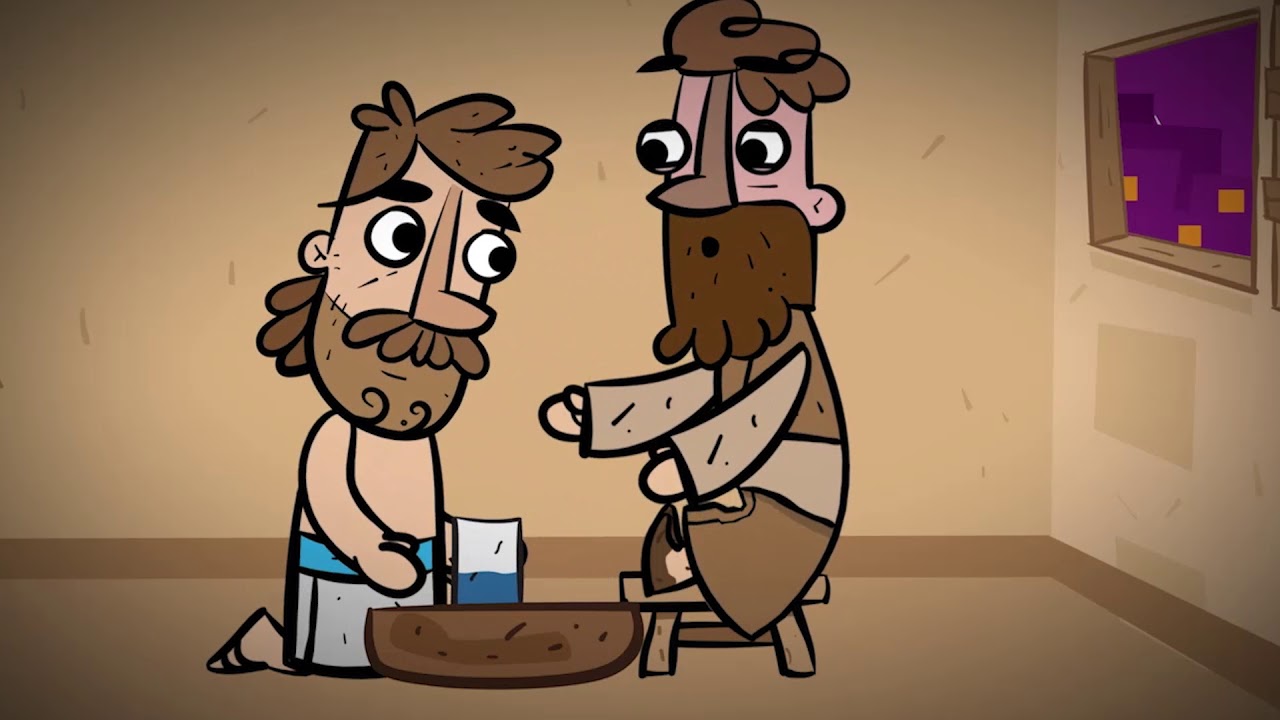 jesus lava los pies a los apostoles