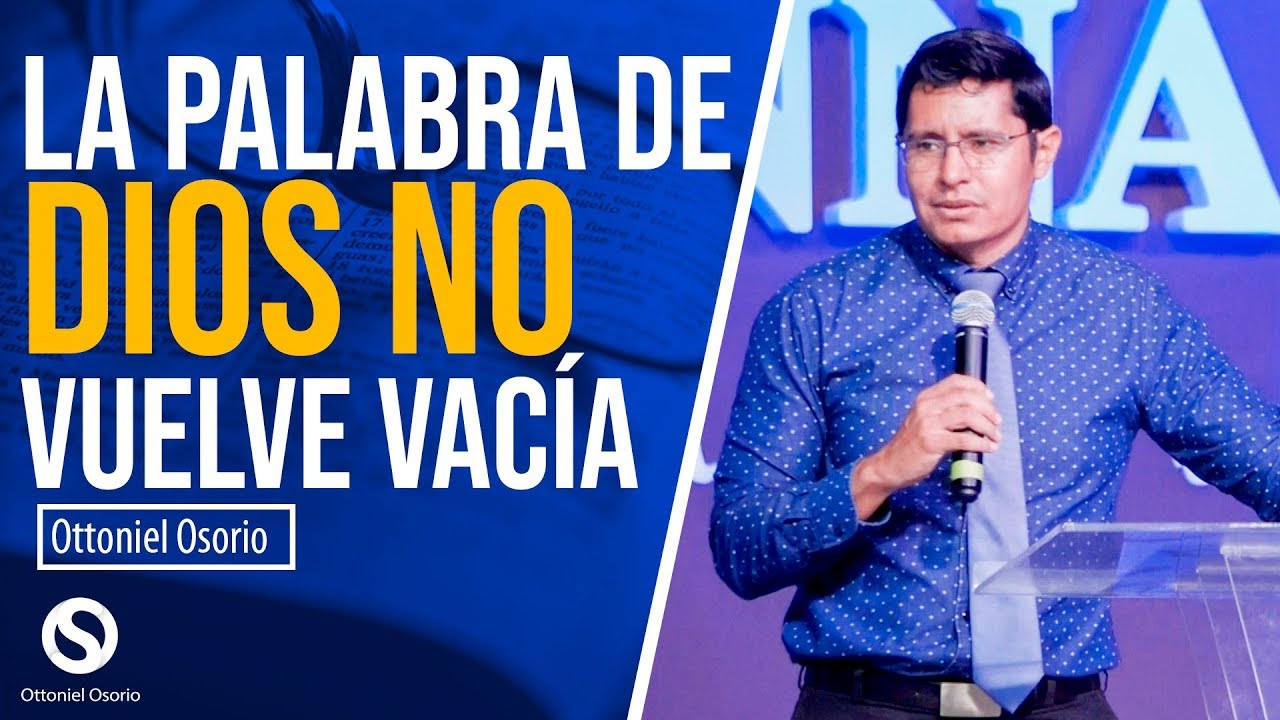 la palabra de dios no vuelve vacia