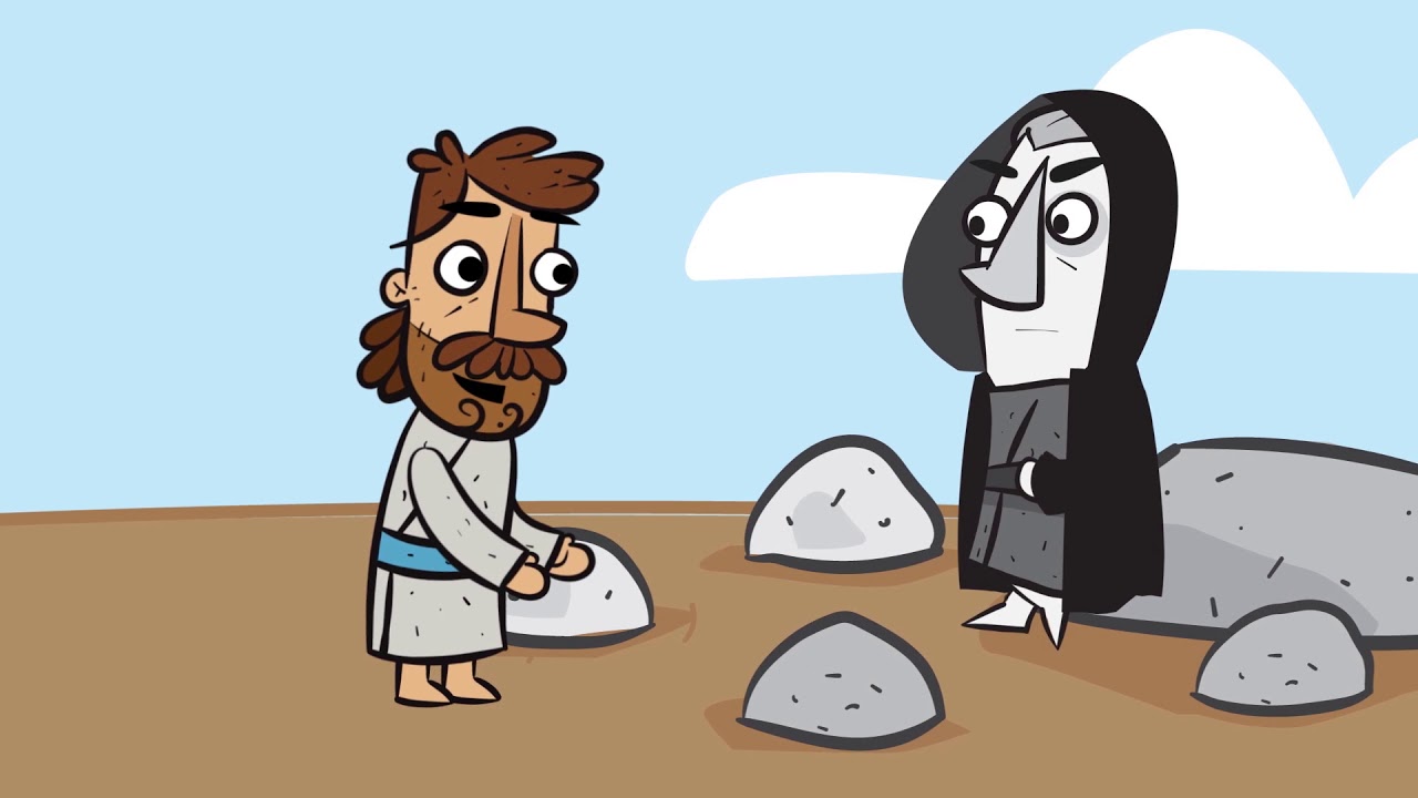 las tentaciones de jesus para niños