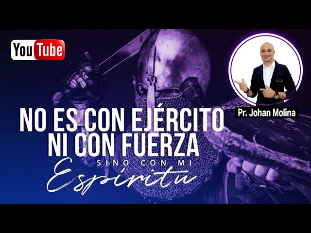 no es con nuestras fuerzas sino con su santo espiritu