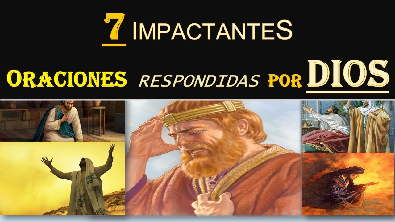 personajes biblicos que oraron y recibieron respuesta