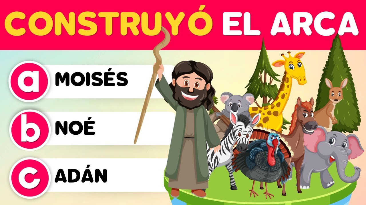 personajes de la biblia para niños