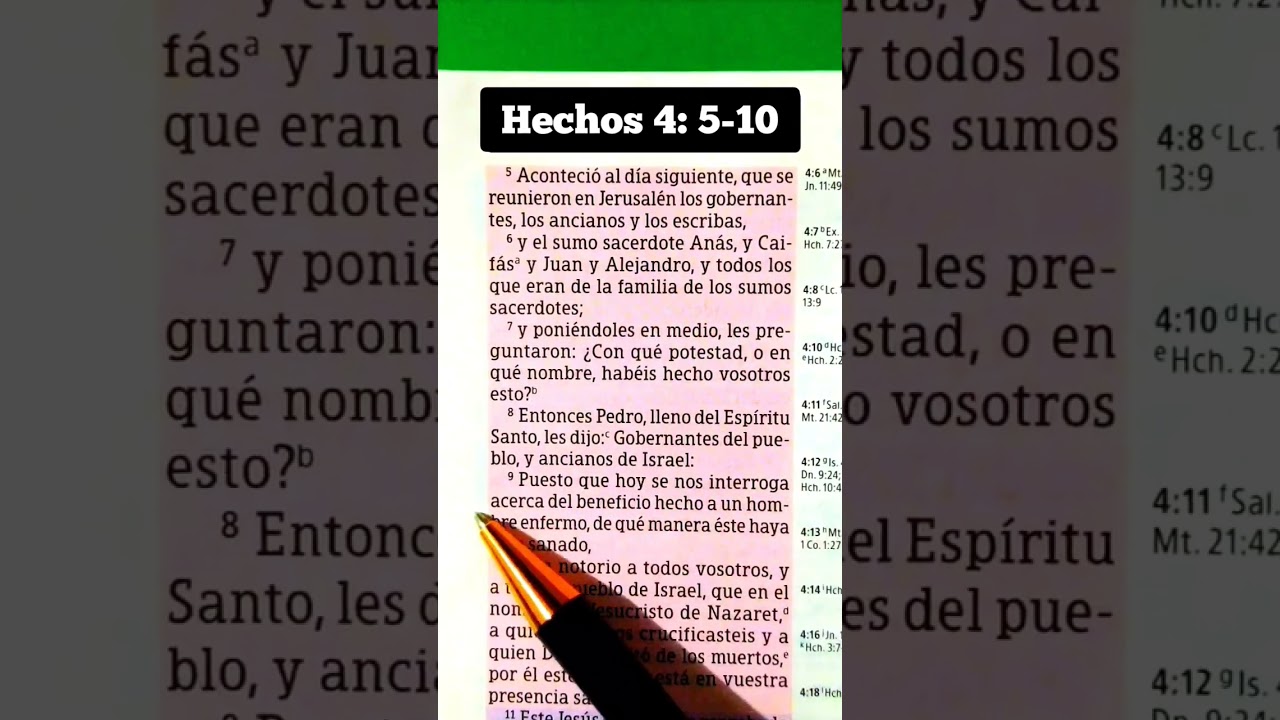puntos sobresalientes de hechos 4 5