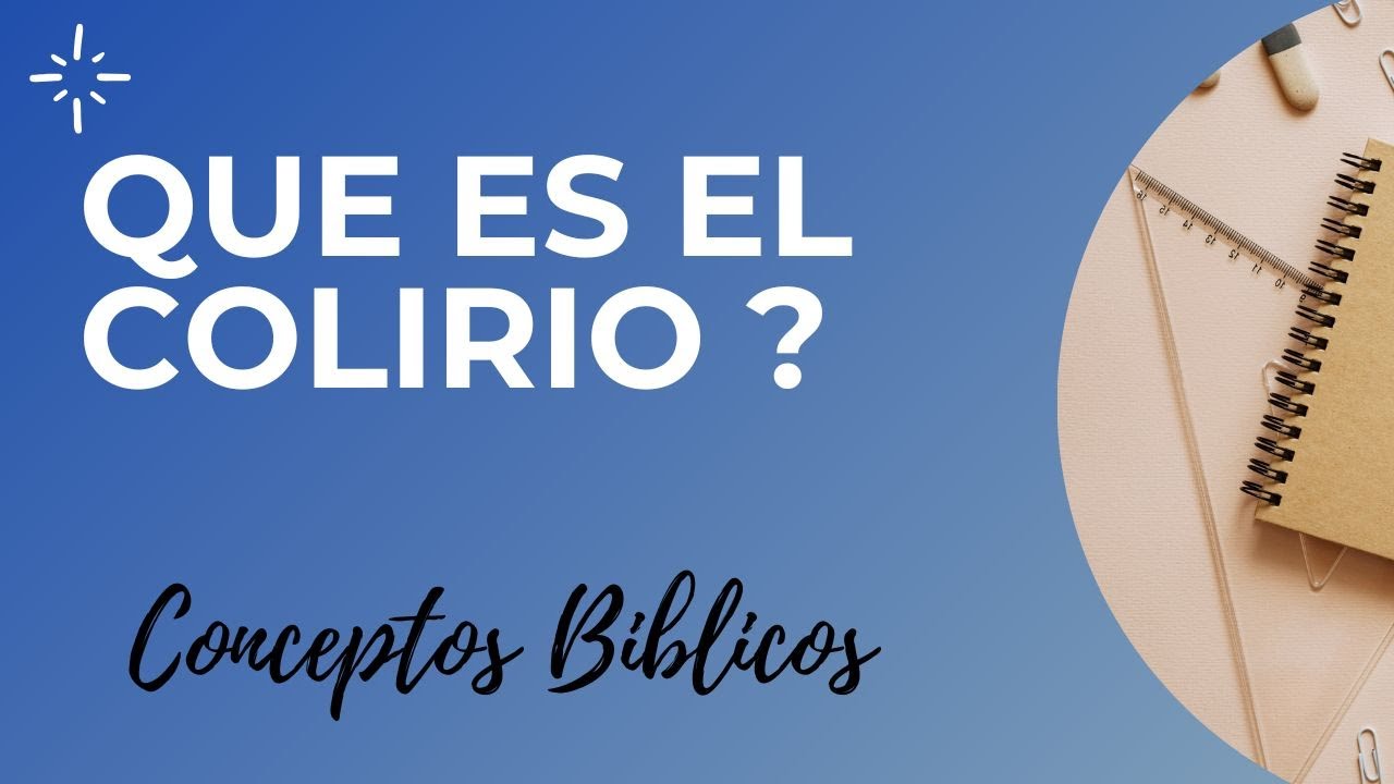 que es colirio en la biblia