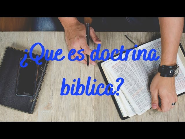 que es doctrina en la biblia