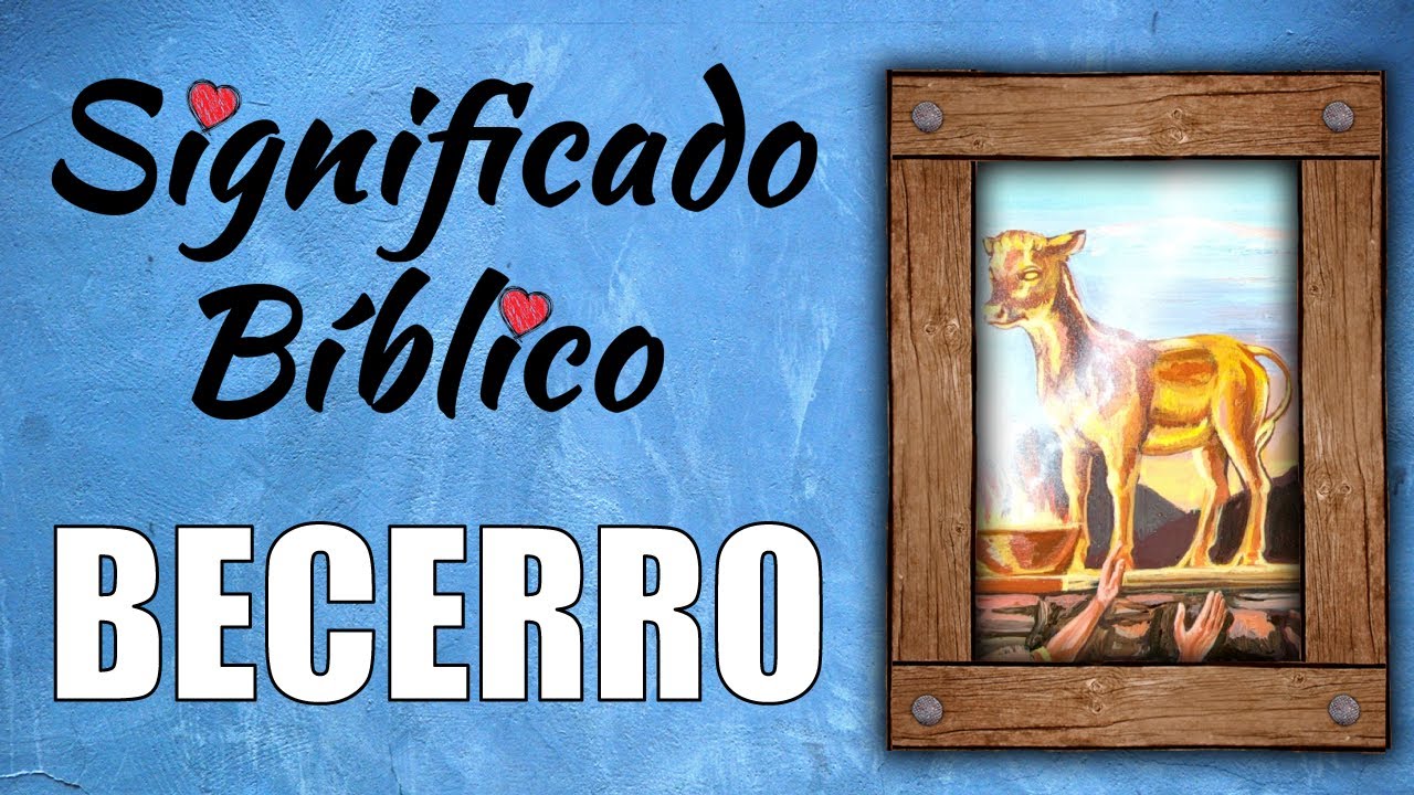 que significa becerro en la biblia