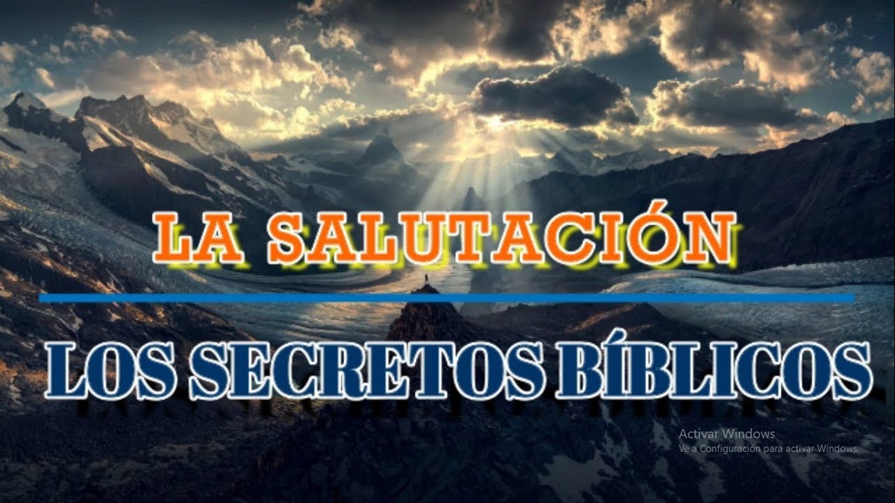 que significa salutacion en la biblia