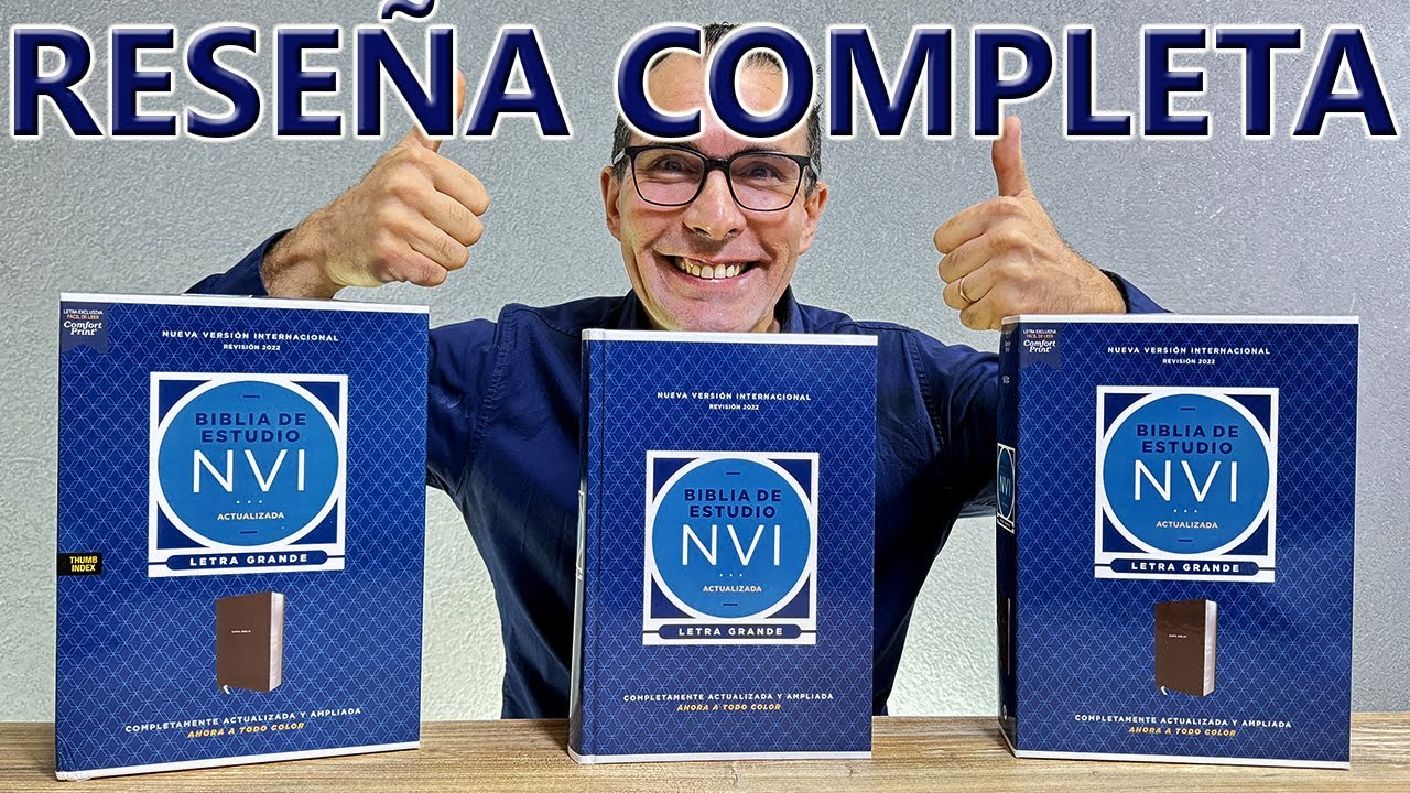 biblia de estudio nvi letra grande