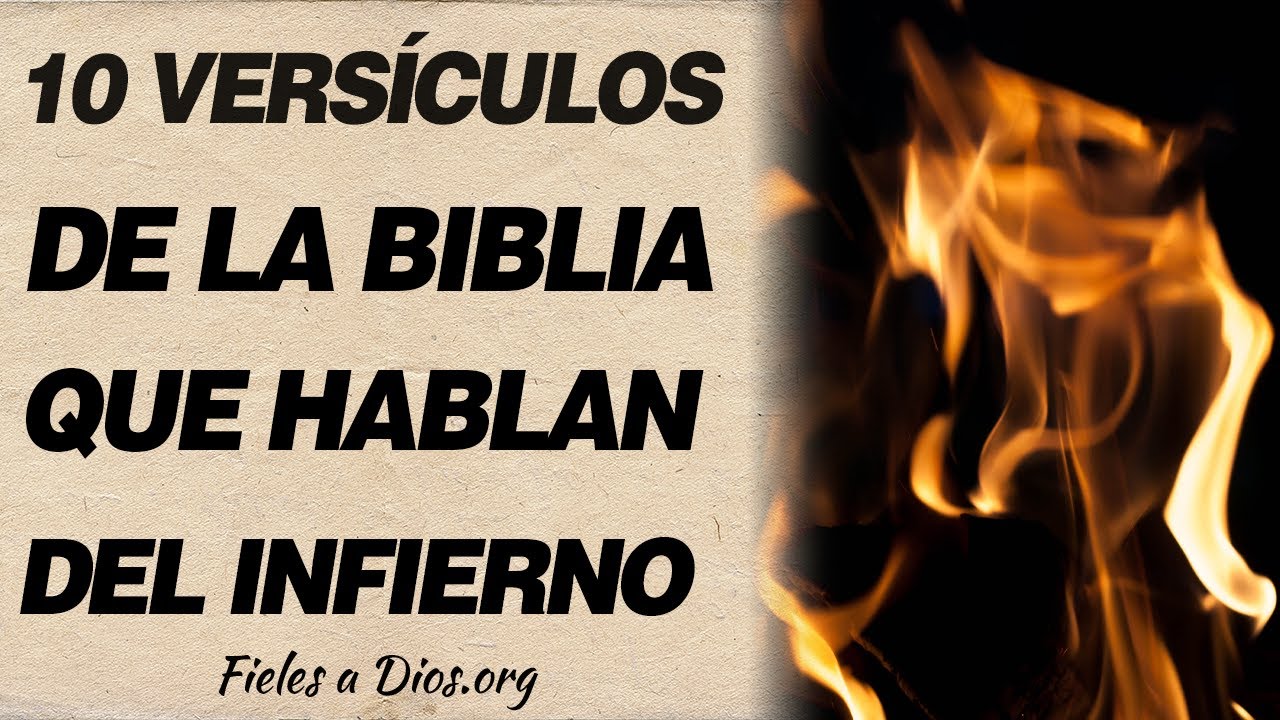 citas biblicas que hablan del infierno