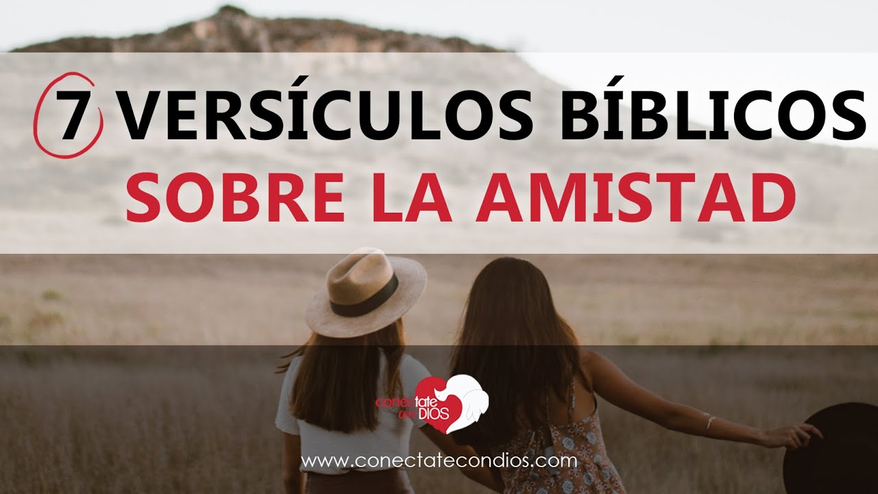 citas biblicas sobre el amor y la amistad