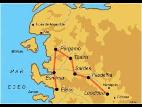 efeso esmirna pérgamo tiatira sardis filadelfia y laodicea