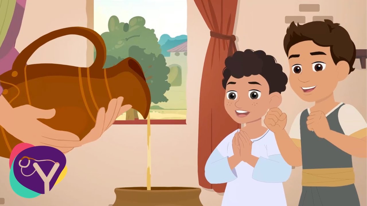 el aceite dela viuda para niños