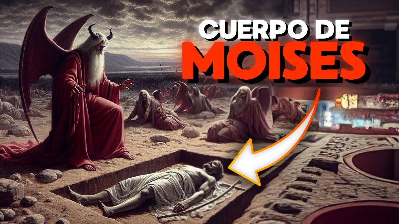 el cuerpo de moises donde esta