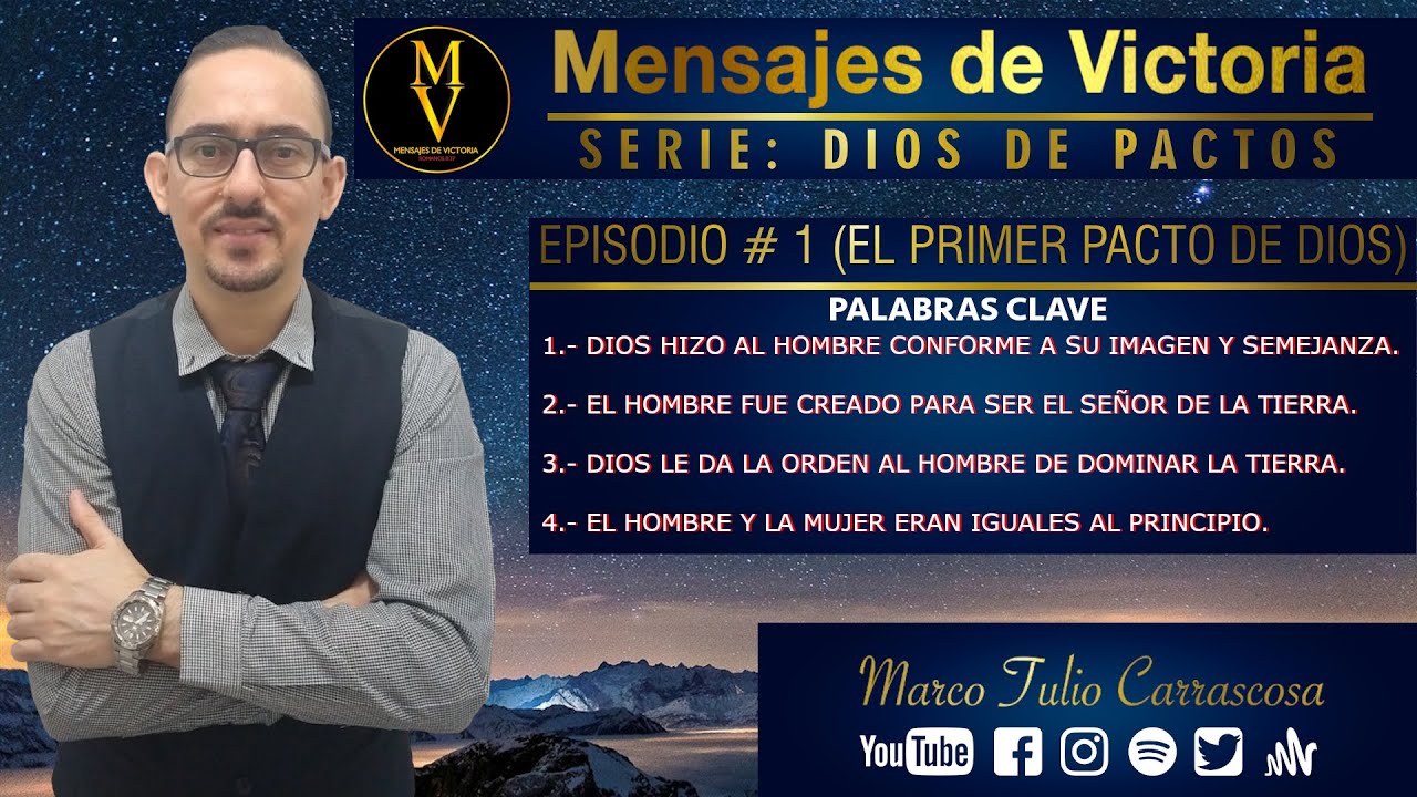 el primer pacto de dios con el hombre