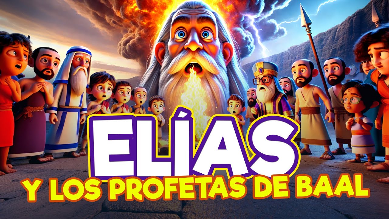 elias y los profetas de baal para niños