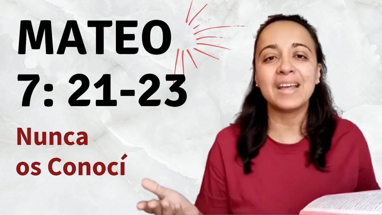 enseñanza de mateo 7 21 23