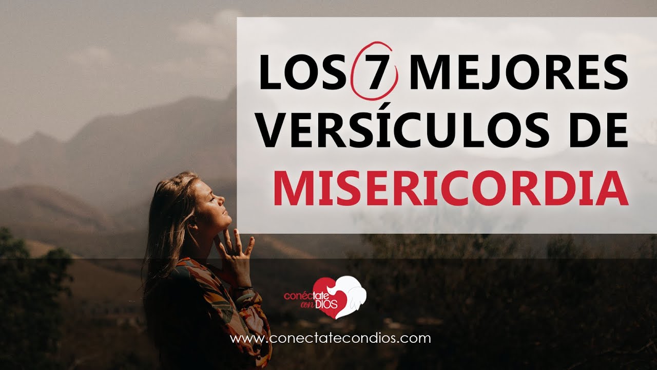 frases biblicas sobre la misericordia de dios