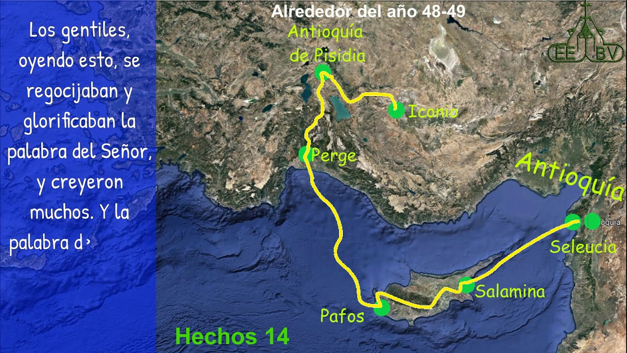 los viajes misioneros de san pablo