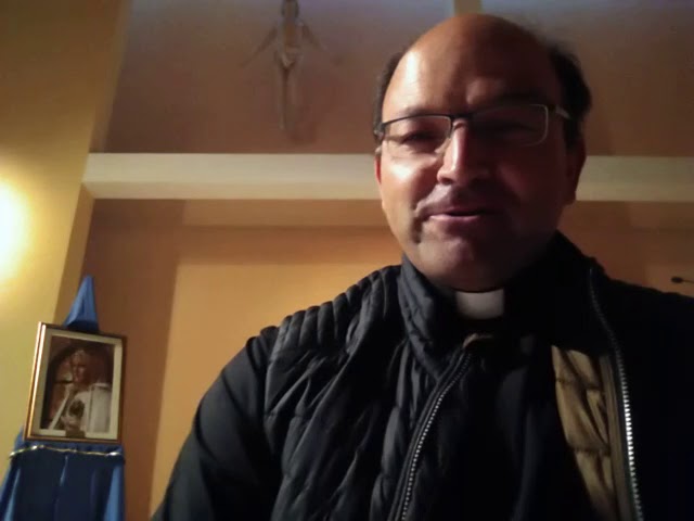 mi padre y yo vendremos y haremos morada