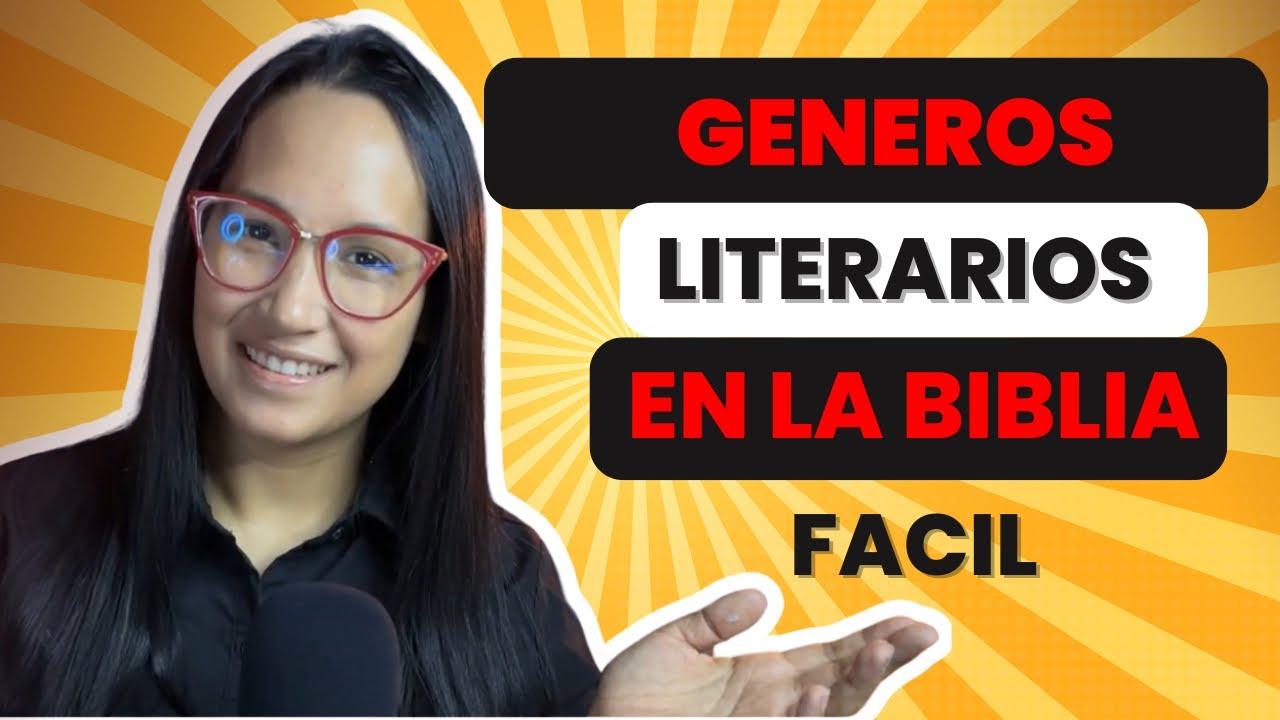que generos literarios se encuentran en la sagrada escritura