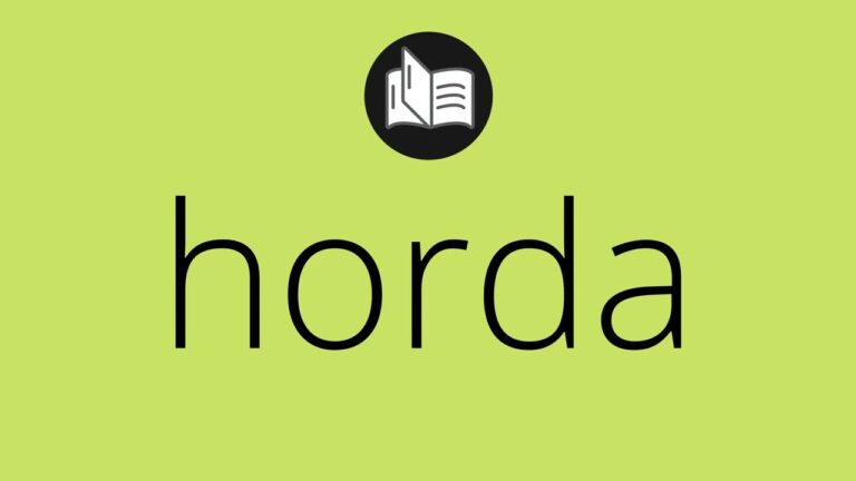Qué significa hordas en la Biblia: Definición y contexto bíblico ...