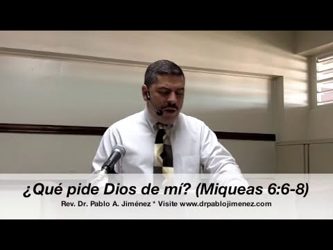 sermon de miqueas 6 6 8