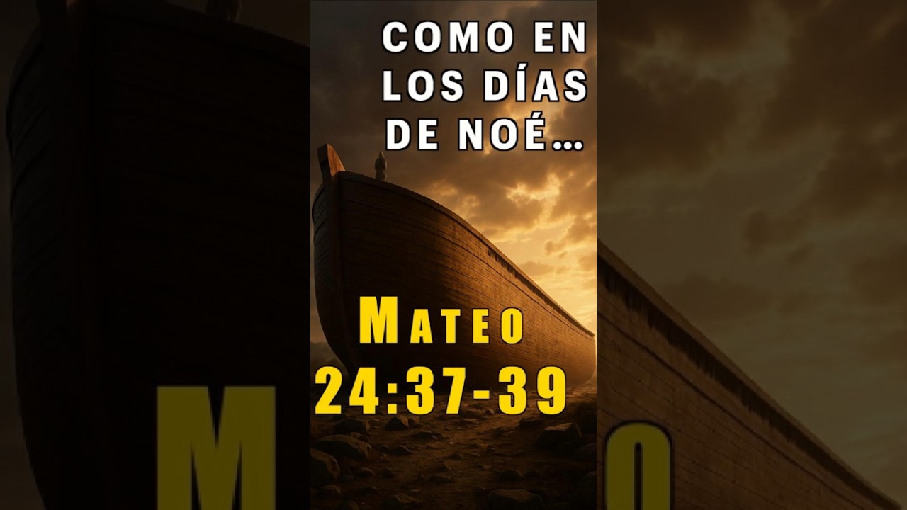 cita biblica como en los dias de noe